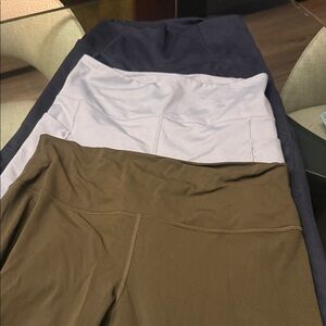 Multiples Women's Leggings - Navy, Light Gray, Olive